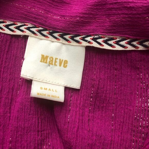 Anthropologie Maeve Batavia Belted Tunic Top - Picture 7 of 7